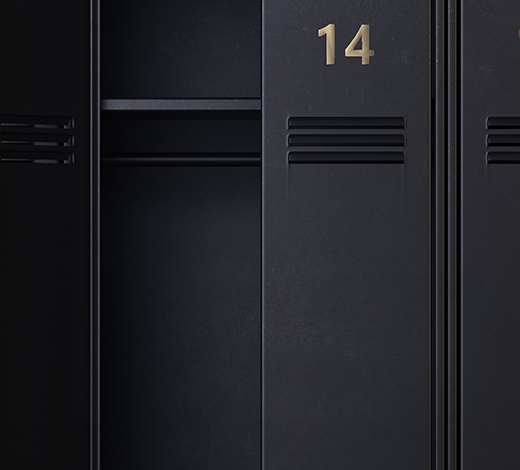 The new lockers available